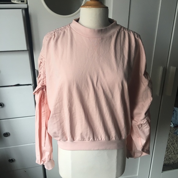 Zara Sweaters - Zara woman pink sweatshirt size large